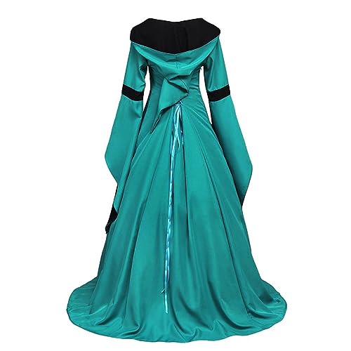 OIOLOYJM Renaissance Costume Women Medieval Sexy Plus Size Witch Vampire Gothic Halloween Costumes Woman 2025 Clothes Dresses
