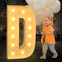 Lettera Luminosa Gigante 1,2m – Cartello LED A Forma Di I Per Feste Di Compleanno, Laurea, Baby Shower – Kit Fai Da Te Con Luci Calde - 2