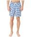 Nautica Men's Gingham-Print Swim Trunk