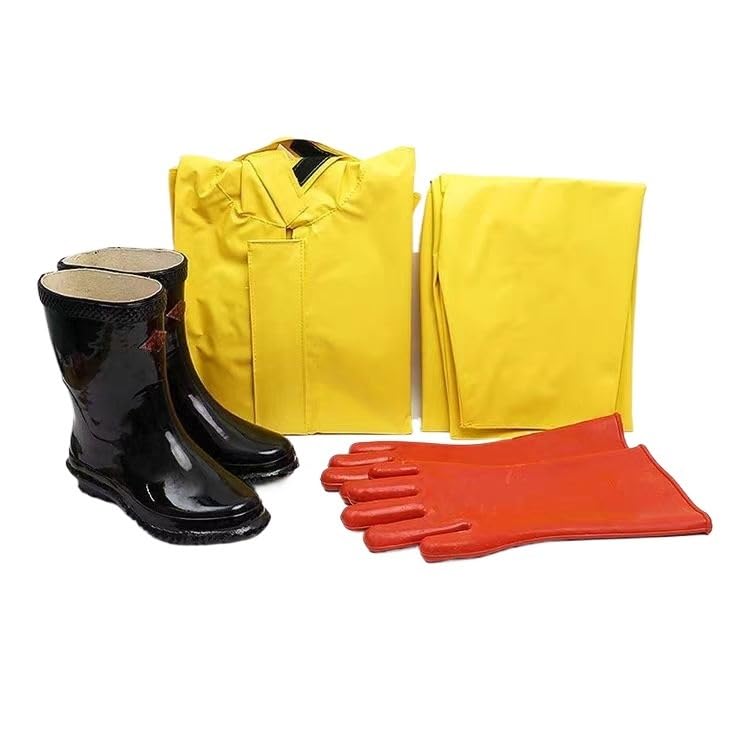 Traje protector aislado de alto voltaje de 2 Kv con guantes y botas para trabajos eléctricos 1