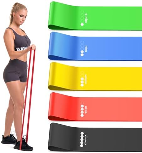 Resistance Bands for Working Out, Exercise Bands with 5 Resistanc...
