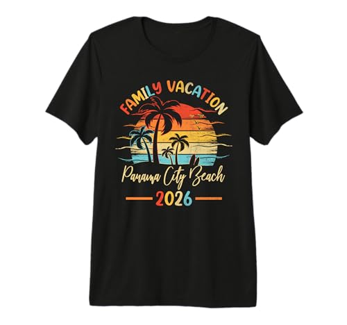 Summer Vibes Family Vacation 2026 Florida Panama City Beach Premium Tri-Blend T-Shirt