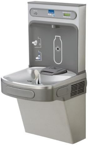 LZS8WSSK EzH2O Wall Mount Drinking Fountain with Bottle Filler Station, Stainless Steel by ACO Polymer Products