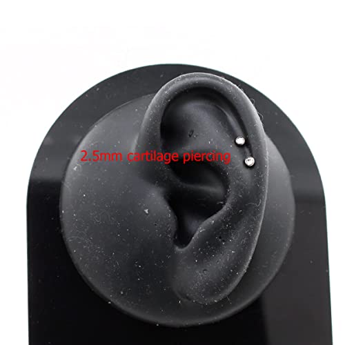 image for NewkeepsR 2PCS-0.8mm(20g) G23 Titanium Press Fit Threadless Push Pop I