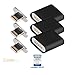 Produktbild Callstel Lightning-Lade-Adapter kompatibel mit iPhone Adapter: Lightning-Lade-Adapter mit magnetischem 8-Pin-Stecker, 3er-Set (Ladekabel Adapter)