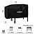 Blackstone 1529 22” and 28” Single Shelf Griddle Cover, 600D Polyester, Black