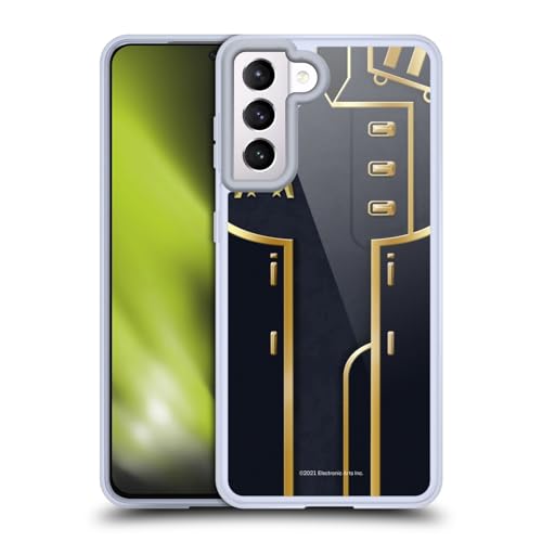 Funda de gel Samsung Galaxy S21 5G Head Case Designs EA Bioware Mass Effect Armor