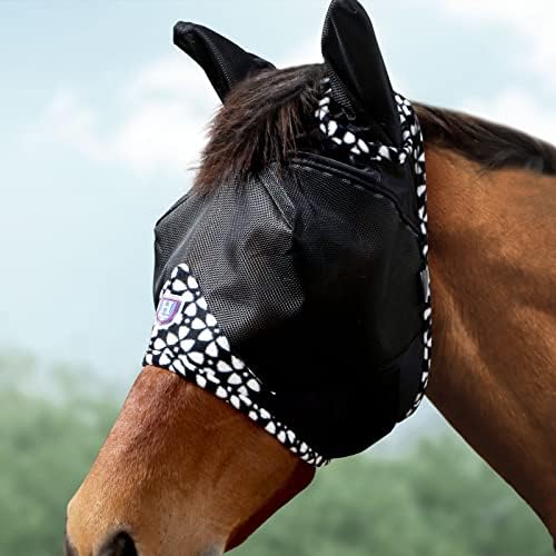 Maschera Protettiva Per Cavalli Horsefly - Verde Scuro, Taglia M Cob - Foto 5