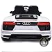 ATAA CARS Audi R8 Spyder Licenciado 12v Asiento Piel, Ruedas de Goma...
