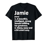 JAMIE Definition Personalized Name Funny Christmas Gift T-Shirt