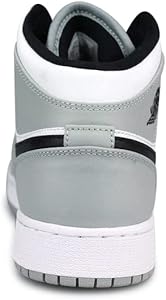 air jordan 1 mid light smoke grey 40