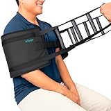Vive Transfer Sling - Padded Assist Gait Belt - Heavy Duty Patient Lift with Straps - Mobility Standing and Lifting Aid for Disabled, Elderly, Seniors, Injured - Safely Move from Bed and Wheelchair