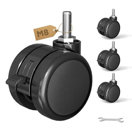 Ruedas Joy Seeker negro accesorio patinete ruedas de repuesto estables para asfalto