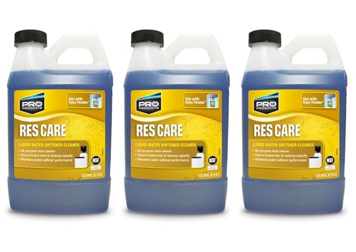 ResCare RK03B All-Purpose Water Softener Cleaner Liquid Refill, 64 oz. Bottle, 3 Pack