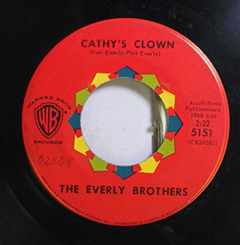 The Everly Brothers 45 RPM Cathy's Clown / Always It's You