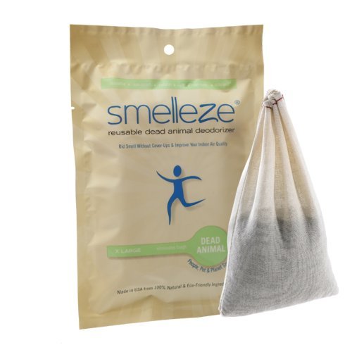 SMELLEZE Reusable Dead Animal Smell Removal Deodorizer Pouch Rid Decay Odor Without Scents in