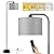 BoostArea Dimmable Floor Lamp for Living Room,Arc Sofa Lamps with Remote Control,Stepless Dimmable & Colors Temperature 2700k-6500k,67 in,Tall Modern Standing Lamp for Bedroom Study Room Office,Grey