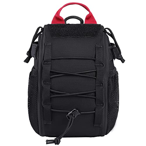 OneTigris IFAK Pouch Molle - Large IFAK Molle Pouch Empty Tactical First Aid Bags Only Medical Trauma Kit Bag EMT Pouch MED Waist Bag with D-Ring Hook, Black OneTigris IFAK Pouch Molle - Large IFAK Molle Pouch Empty Tactical First Aid Bags Only Medical Trauma Kit Bag EMT Pouch MED Waist Bag with D-Ring Hook, Black