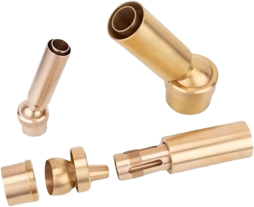 1" 1.5" 2" SS304 and Brass Aerated Fountain Nozzle Garden Landscape Pool Sprinkler Head Fountain Heads Fountain Accessories (Brass 2inch)