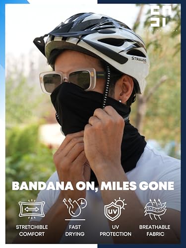 Image of Viscose Lycra Head Bandana for Men & Women | Odour-free & Breathable | Durable & Multipurpose Bandana for men biking