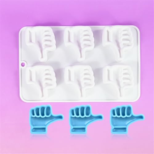 Molde de silicona para pasteles con diseño pulgar arriba miniatura 2