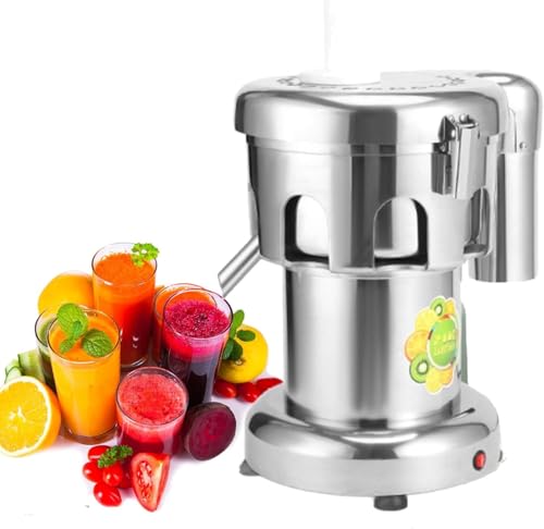 Commercial Juicer, 370w Electric Centrifugal Juicer, Stainless Steel Structure, Suitable For Fruit And Vegetable Juicing, Pure Copper Motor, Fast Juicing