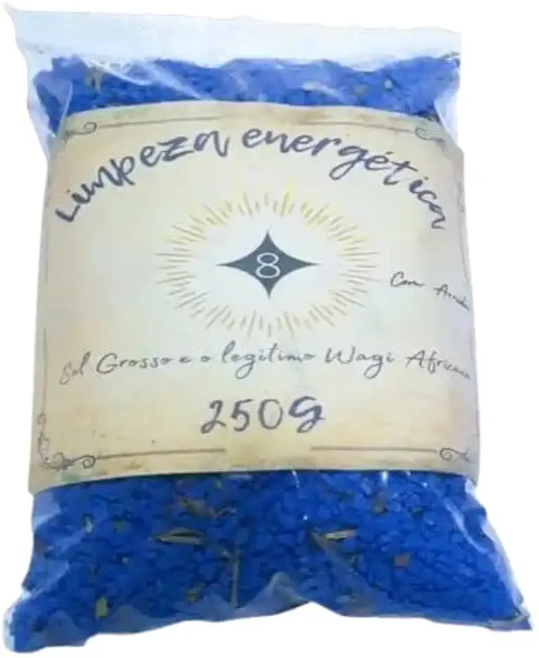 Limpeza Energética Sal Grosso e o Legítimo Anil Africano com Arruda Banho de Limpeza