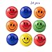 MyMagic 24 Pieces of Foam Smile PU Balls, Stress Balls，Stress Relief Balls, Fun Party Balls Kids Play Ball Tent Ball Toddler Ball Carnival Reward Party Bag Gift