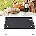 Outdoor Folding Table, Aluminum Alloy Lightweight Mini Table, Portable Folding Beach Table, Camping Tables That Fold Up Lightweight, for Backpacking Camping Hiking