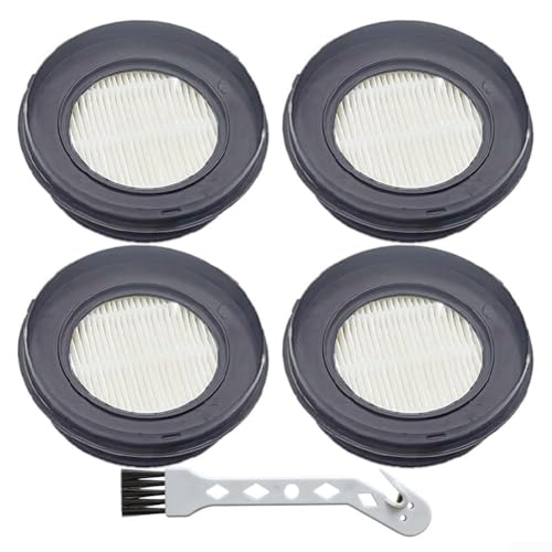 Lot de 6 filtres de rechange pour aspirateur sans fil SunSare X7A-US et Fieety pour aspirateur sans fil V7, filtres d’entrée d’air lavables, avec brosse de nettoyage (lot de 4)