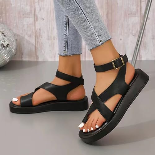 Fashion Leather Sandals Bunion Corrector for Women Big Toe, Summer Non- Slip Sandals for Women Bunion Relief2