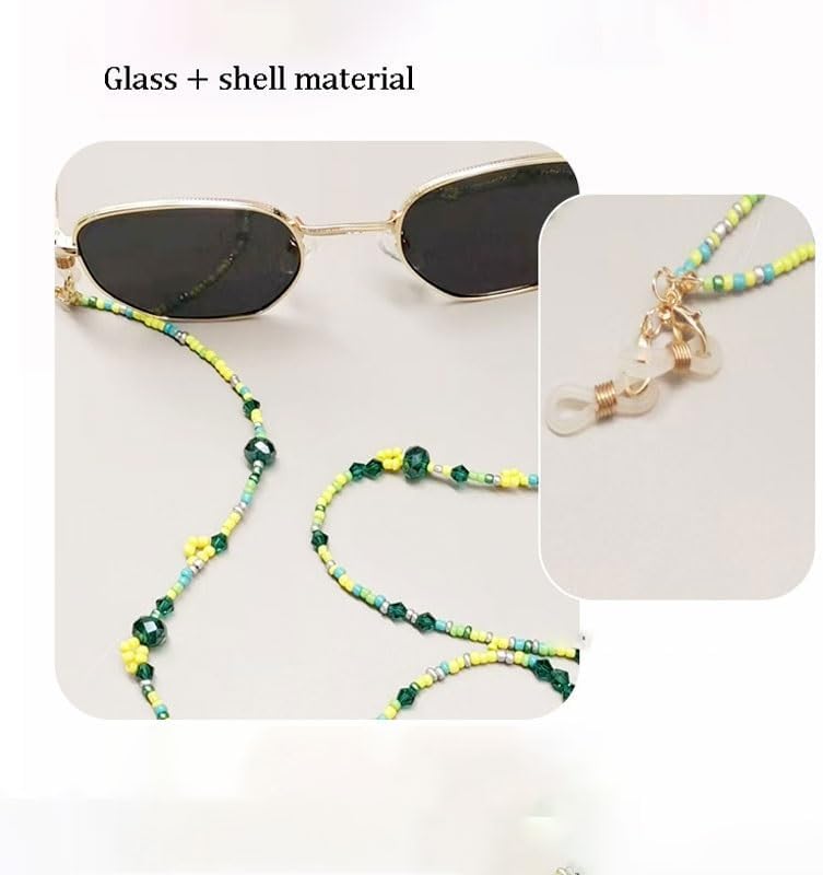 Colored Bead Glasses Rope Handmade Beads Eyeglass Chains Lightweight Delicate Eyewear Accessories