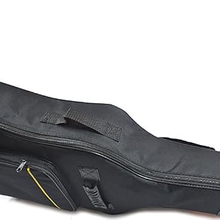 Wuudi Sac de guitare imperméable avec double sangle d’épaule réglable, étui de guitare Noir 41 pouces - Les Beatles, Paul McCartney, John Lennon, RIngo Starr, George Harrison Wuudi Sac de guitare imperméable avec double sangle d'épaule réglable, étui de guitare Noir 41 pouces – Image 4