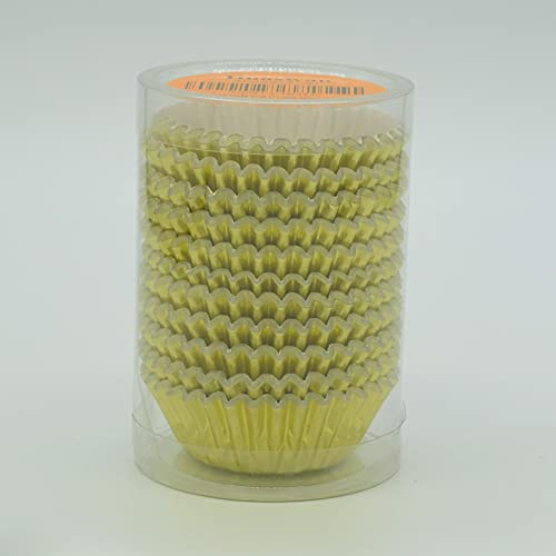 Huaswan Gold Foil Cupcake Liners Mini Paper Baking Cups For Wedding, Party And More, 240-Count #TOP4