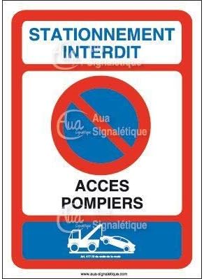 Panneau Interdiction De Stationner Parking Privé - 200 Mm, Aluminium