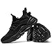 Womens Running Shoes Slip on Breathable Lightweight Fashion Sneakers Athletic Sports Walking Gym Work Shoes Black
