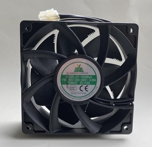 XY-12038B2H High Air Volume Fan XY-12038B2H 110V-220V 0.66A 12CM 120×120×38mm Cabinet EC Cooling Fan