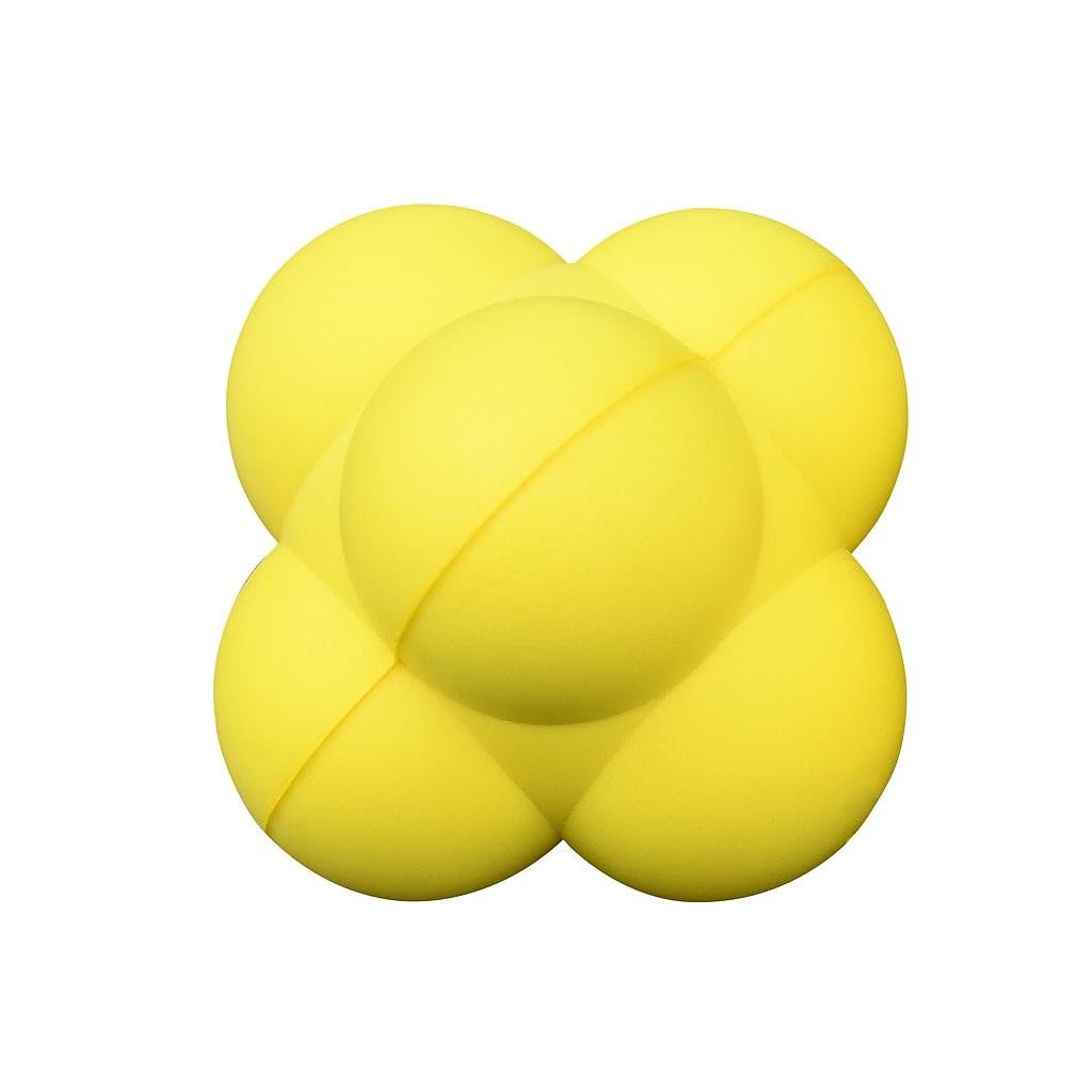 Pre-Sport Uncoated Foam Reaction Ball, Yellow
