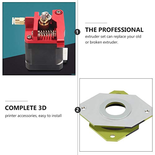 TOYANDONA Extrusora de alumínio de substituição MK8 Drive Feed extrusoras impressora 3D acopladores