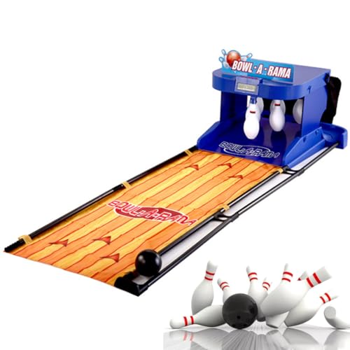 XUXIAO Elektronisches Bowlingbahn-Spiel mit LED-Bildschirm