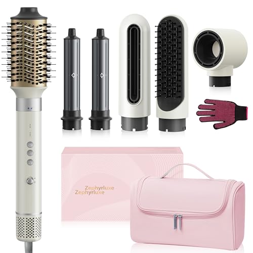 6-in-1 Hair Styler, 110,000 RPM Hair Dryer with Auto-Wrap Curlers,