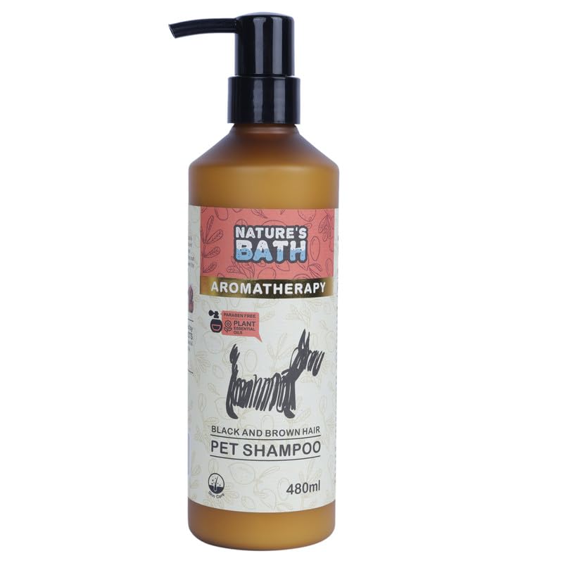 Nutrabone Natures Bath Black And Brown Hair Shampoo|Aromatherapy Dog Shampoo For Pomeranian, Shihtzu Puppy, Rottweiler Adult, German Shepherd, Labrador And Golden Retriever (480 Milliliter) (B0C9V3JD8J) Amazon Price History, Amazon Price Tracker
