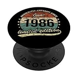 40° compleanno assolutamente fantastico dal giugno 1986 vintage popsockets popgrip adesivo