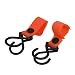 New Lon0167 2pcs 11lb Featured Capacity Adjustable Hook reliable efficacy Loop Closure Stroller Hanger Orange(id:142 a3 20 bf9)