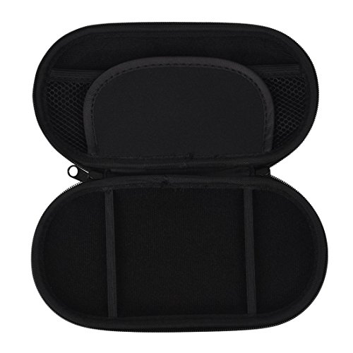 SODIAL(R) Borsa Custodia Zip in Eva Nero con