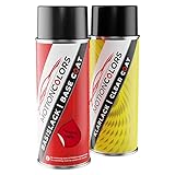 Um den Autolack / Motorradlack optimal zu lackieren, besitzt die Spraydose eine verstellbare Sprühdüse (Flachstrahl-Sprühkopf).