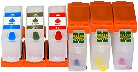 6 Color 378xl 478xl Refillable Ink Cartridge with Auto Reset Chip Compatible with E-pson Expression XP-15000 XP-15010 XP-15080 Printers (Color : Cartridge, Size : 1)