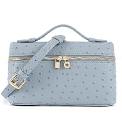 Ostrich Light Blue (Gold Hardware)