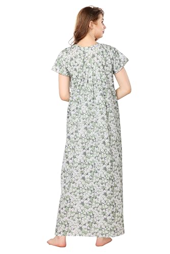 Image of Soulemo Women's Pure Cotton Floor Length Nighty 1663