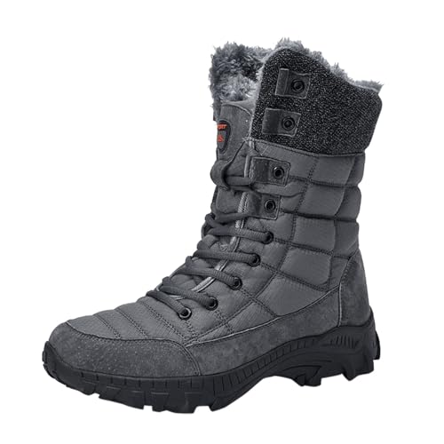 RYTEJFES Botas De Nieve Mujer Antideslizante Outdoor Comodos Botas Nieve Casual Otoño Botas De Nieve Rebajas Negro Elegantes Botas De Invierno Talla Grande Planas Zapatos De Invierno